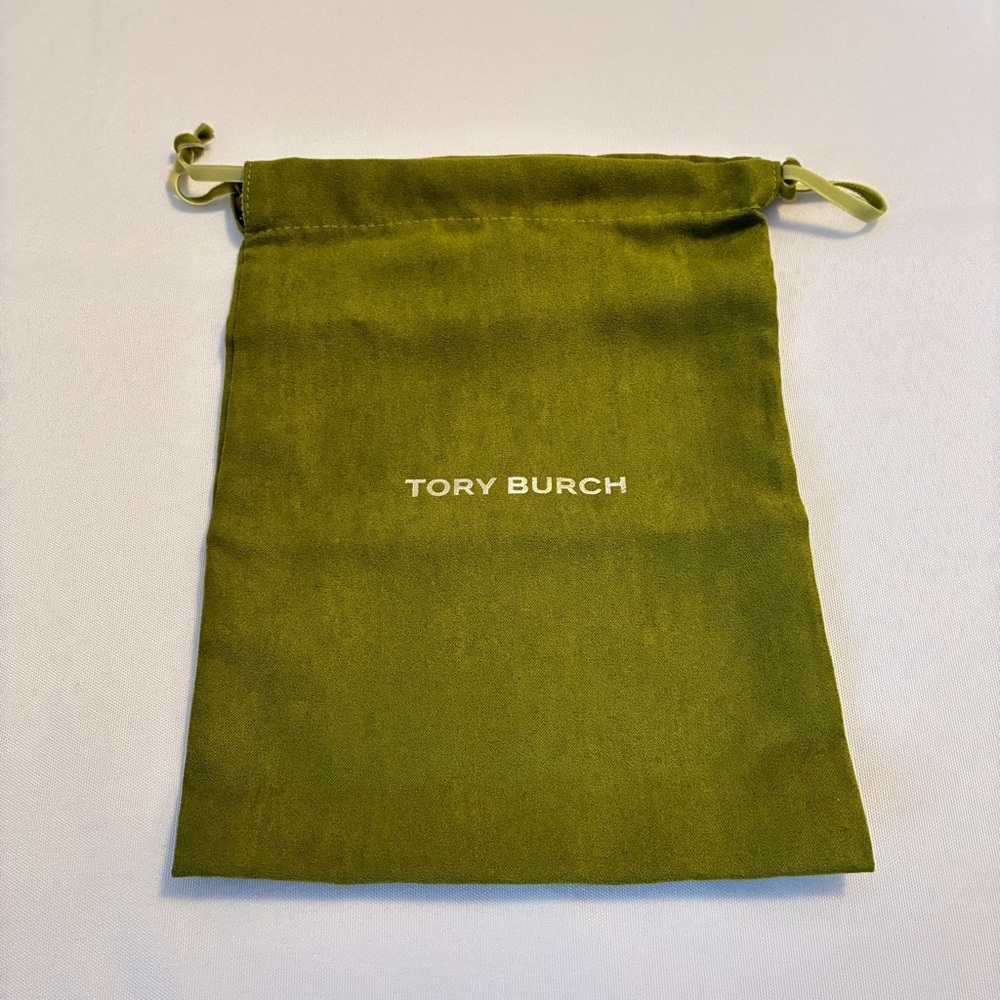 Tory Burch Drawstring Travel Bag Drawstring Pouch Green